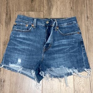 Levi’s high rise shorts